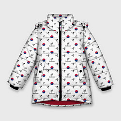 Зимняя куртка для девочки Taekwondo