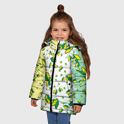 Куртка зимняя для девочки JDM ПАТТЕРН ЯПОНОВОД Z, цвет: 3D-черный — фото 2
