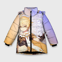 Зимняя куртка для девочки Genshin Impact, Путешественник