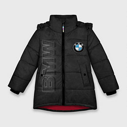 Куртка зимняя для девочки BMW LOGO AND INSCRIPTION, цвет: 3D-красный