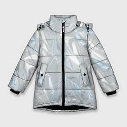 Зимняя куртка для девочки Голографическая текстура