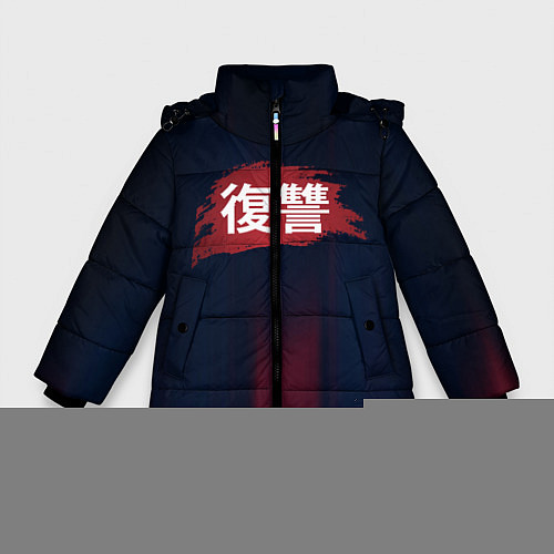 Зимняя куртка для девочки Japanesse Revenge / 3D-Черный – фото 1