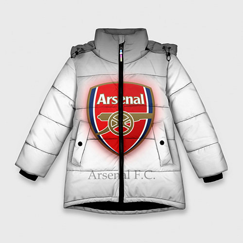 Зимняя куртка для девочки F C Arsenal / 3D-Черный – фото 1