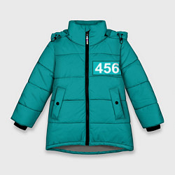 Зимняя куртка для девочки Игра в кальмара 456