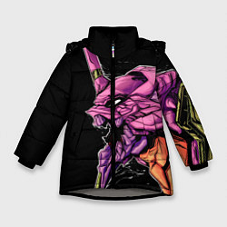Зимняя куртка для девочки Evangelion Eva 01