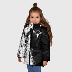Куртка зимняя для девочки ТОКИЙСКИЕ МСТИТЕЛИ WALHALLA КЛАН, цвет: 3D-красный — фото 2