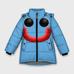Куртка зимняя для девочки Huggy Waggy smile, цвет: 3D-светло-серый