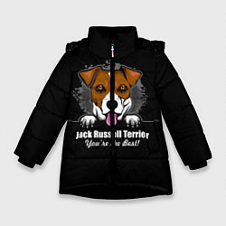 Зимняя куртка для девочки Джек-Рассел-Терьер Jack Russell Terrier
