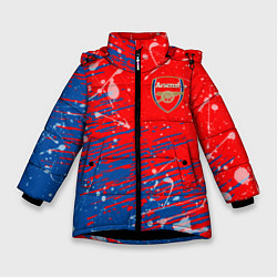 Зимняя куртка для девочки Arsenal: Фирменные цвета