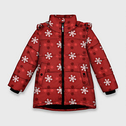 Зимняя куртка для девочки Snowflakes