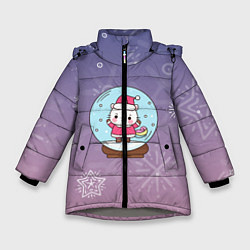Зимняя куртка для девочки Happy New Year 2022 Сat 3
