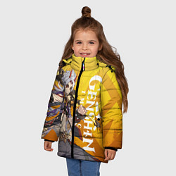 Куртка зимняя для девочки ARATAKI ITTO GEO, цвет: 3D-черный — фото 2