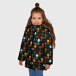 Куртка зимняя для девочки Монохром, цвет: 3D-красный — фото 2