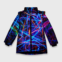 Зимняя куртка для девочки NEON LINES Glowing Lines Effect