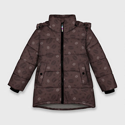 Куртка зимняя для девочки Кофе - Coffee, цвет: 3D-светло-серый