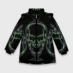 Зимняя куртка для девочки Skulls vanguard pattern 2077