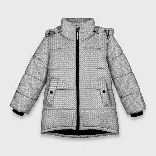 Зимняя куртка для девочки Коллекция Journey Волнистый 119-9-4-f2 Дополнитель / 3D-Черный – фото 1