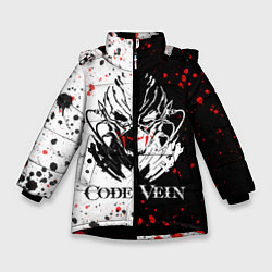 Зимняя куртка для девочки Code Vein Logo