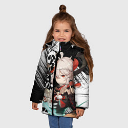 Куртка зимняя для девочки КАДЗУХА АНЕМО KAZUHA, цвет: 3D-черный — фото 2