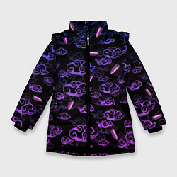 Зимняя куртка для девочки ARCANE League Of Legends ТАТУИРОВКА JINX