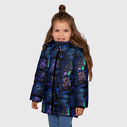 Куртка зимняя для девочки LEAGUE Of LEGENDS - JINX, цвет: 3D-черный — фото 2