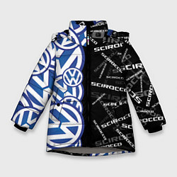 Зимняя куртка для девочки Volkswagen Scirocco Half Pattern