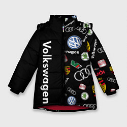 Зимняя куртка для девочки Volkswagen Group Half Pattern