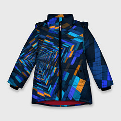 Зимняя куртка для девочки Geometric pattern Fashion Vanguard