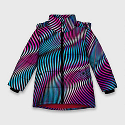 Куртка зимняя для девочки Vanguard Pattern Fashion, цвет: 3D-красный
