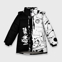 Зимняя куртка для девочки Blink 182 БРЫЗГИ
