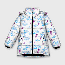 Зимняя куртка для девочки ARCANE League Of Legends ТАТУИРОВКА