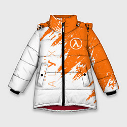 Зимняя куртка для девочки Half-life texture