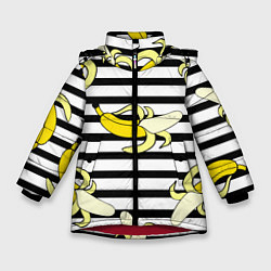 Зимняя куртка для девочки Banana pattern Summer