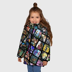 Куртка зимняя для девочки ROBLOX СЮЖЕТЫ, цвет: 3D-черный — фото 2