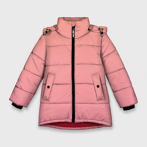 Зимняя куртка для девочки Gradient Roseanna Orange to pink / 3D-Красный – фото 1