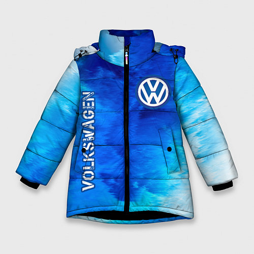 Зимняя куртка для девочки VOLKSWAGEN Volkswagen Пламя / 3D-Черный – фото 1