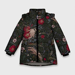 Зимняя куртка для девочки Ботаника