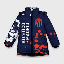 Зимняя куртка для девочки ATLETICO MADRID Брызги