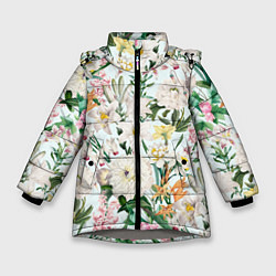Зимняя куртка для девочки Цветы Для Невесты
