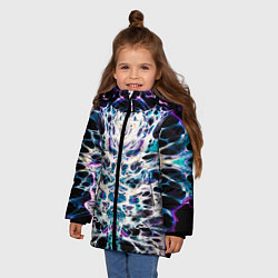 Куртка зимняя для девочки Dark Web, цвет: 3D-красный — фото 2