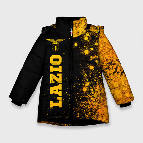 Зимняя куртка для девочки Lazio - gold gradient: по-вертикали / 3D-Черный – фото 1