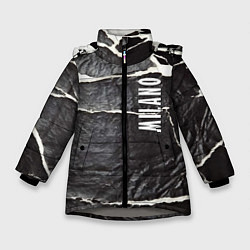 Куртка зимняя для девочки Vanguard rags - Milano, цвет: 3D-светло-серый