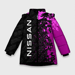 Зимняя куртка для девочки Nissan pro racing: по-вертикали