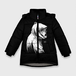 Куртка зимняя для девочки What mask?, цвет: 3D-светло-серый