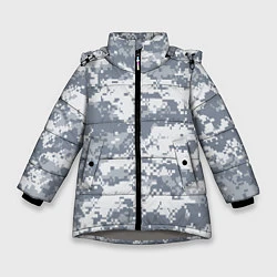Куртка зимняя для девочки UCP камуфляж США, цвет: 3D-светло-серый