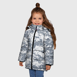 Куртка зимняя для девочки UCP камуфляж США, цвет: 3D-светло-серый — фото 2