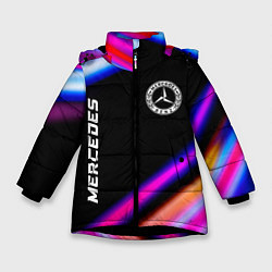 Зимняя куртка для девочки Mercedes speed lights