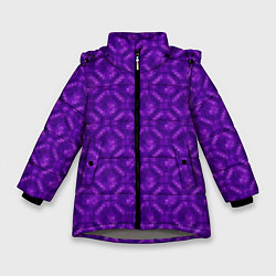 Куртка зимняя для девочки Портал в незер, цвет: 3D-светло-серый