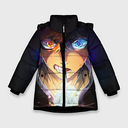 Зимняя куртка для девочки Blue Lock anime