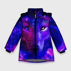 Зимняя куртка для девочки Волшебный звездный волк